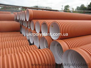 трубы гофрированные для безнапорной канализации &mdash; УПП